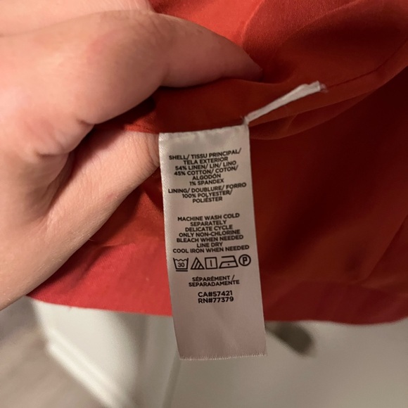 Ann Taylor Women's Rust Blazer Jacket - Picture 3 of 3